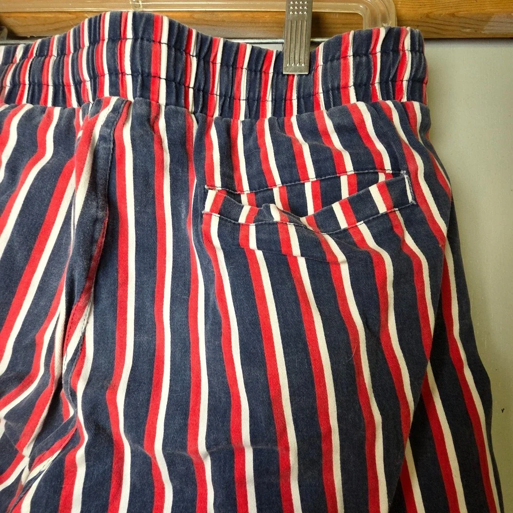 Uncle Ralph Lauren Men's Medium Cotton Striped Shorts Preppy Old Money Acdemia